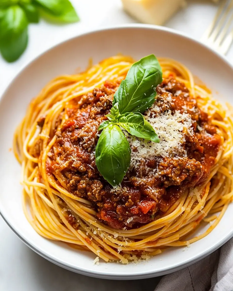 easy Best Spaghetti and Meat Sauce Recipe picture