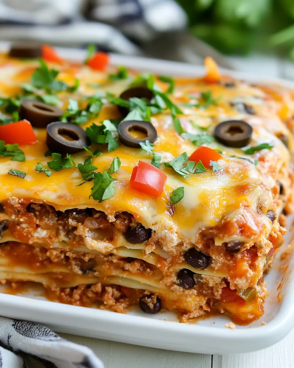 Delicious Best Taco Lasagna Recipe recipe image