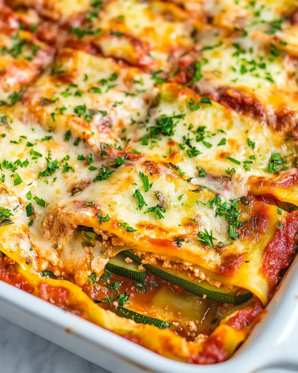 Easy Best Zucchini Lasagna recipe photo