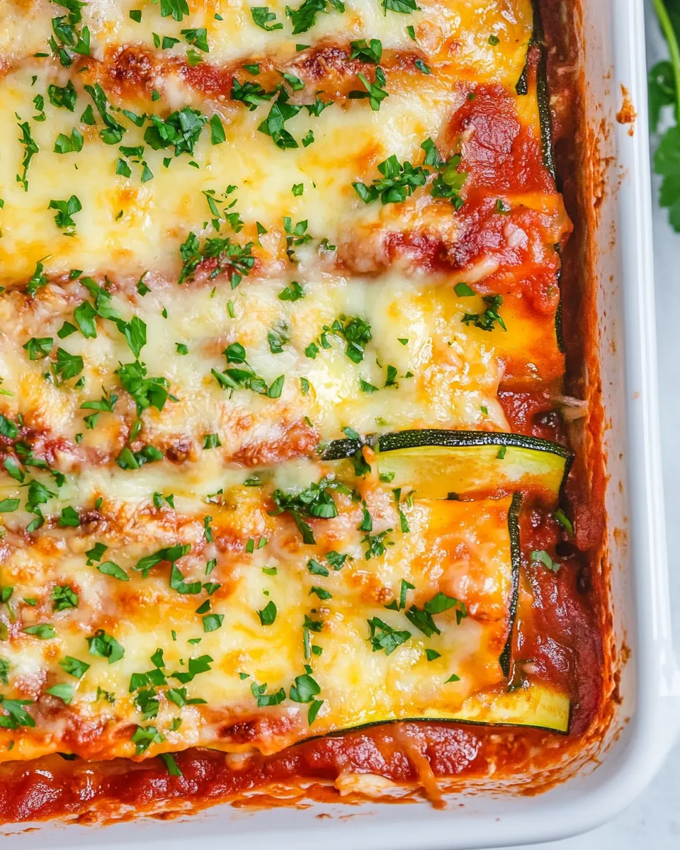 Delicious Best Zucchini Lasagna plate image