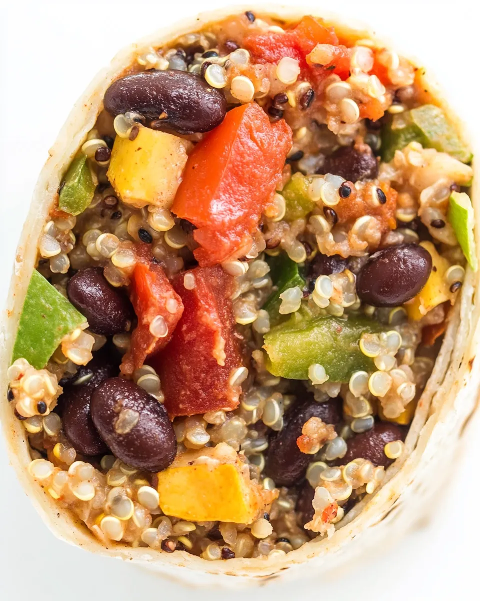 Classic Black Bean & Quinoa Fajita Burrito image