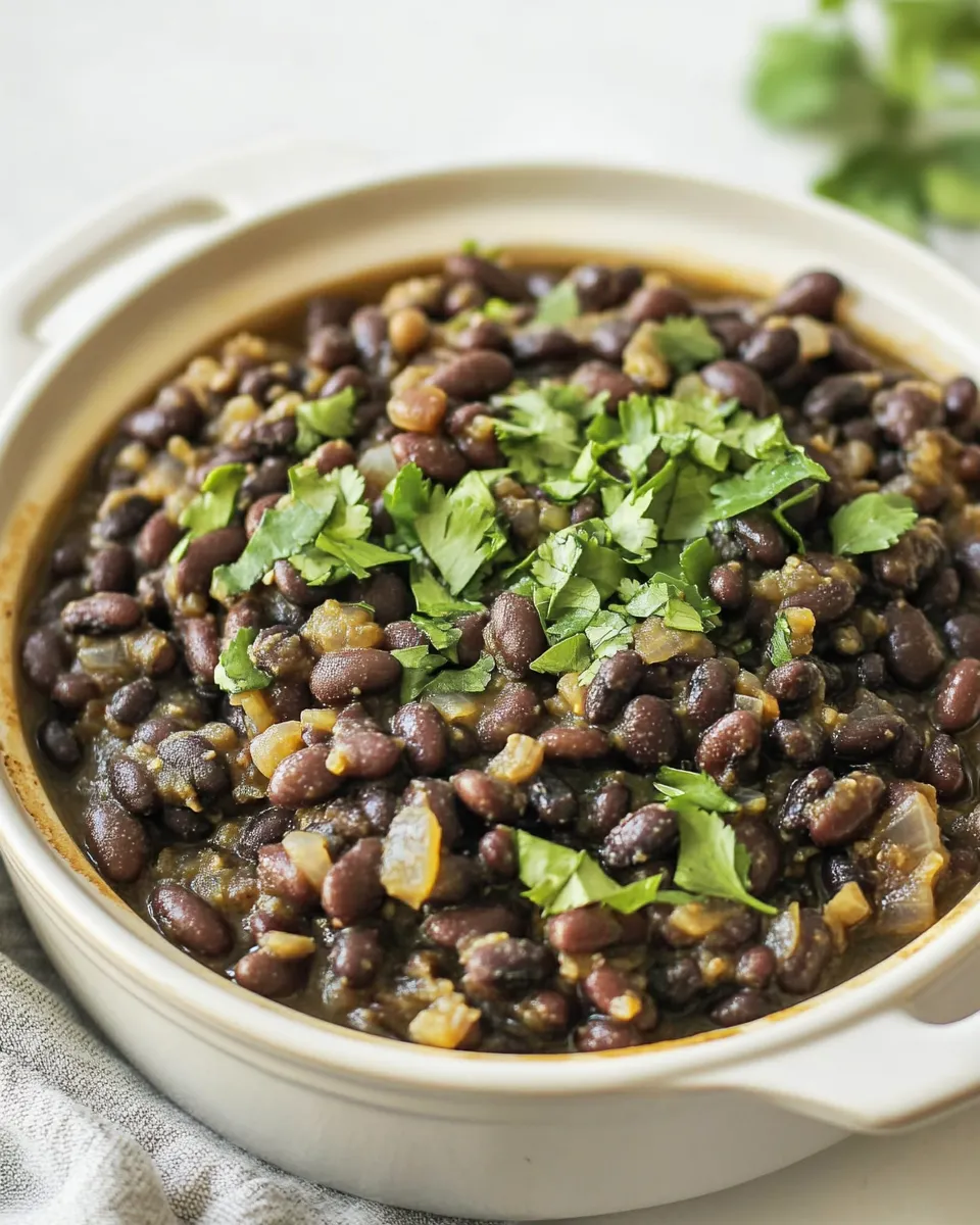 Easy Black Beans recipe photo