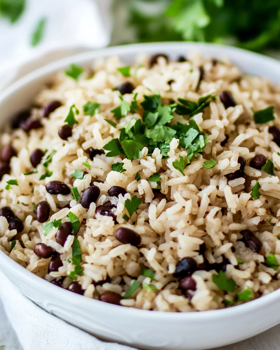 Homemade Black Beans & Rice Recipe photo