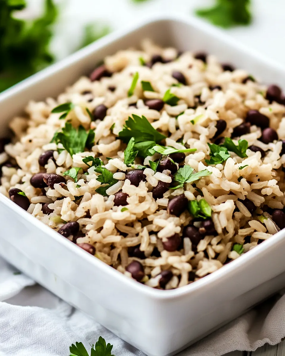 Delicious Black Beans & Rice Recipe shot