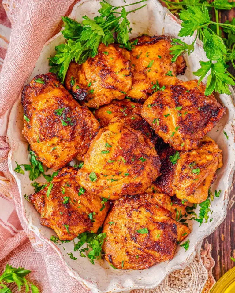 Homemade Boneless Air-Fryer Chicken Thighs photo