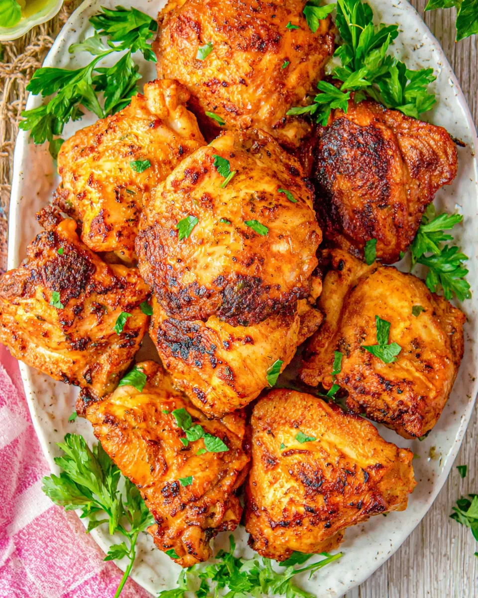 Easy Boneless Air-Fryer Chicken Thighs recipe photo
