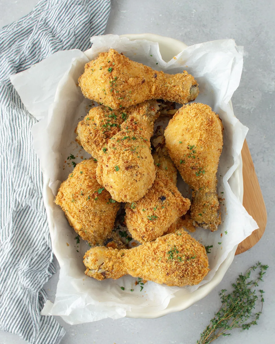 Homemade Breaded Chicken Drumsticks recipe photo