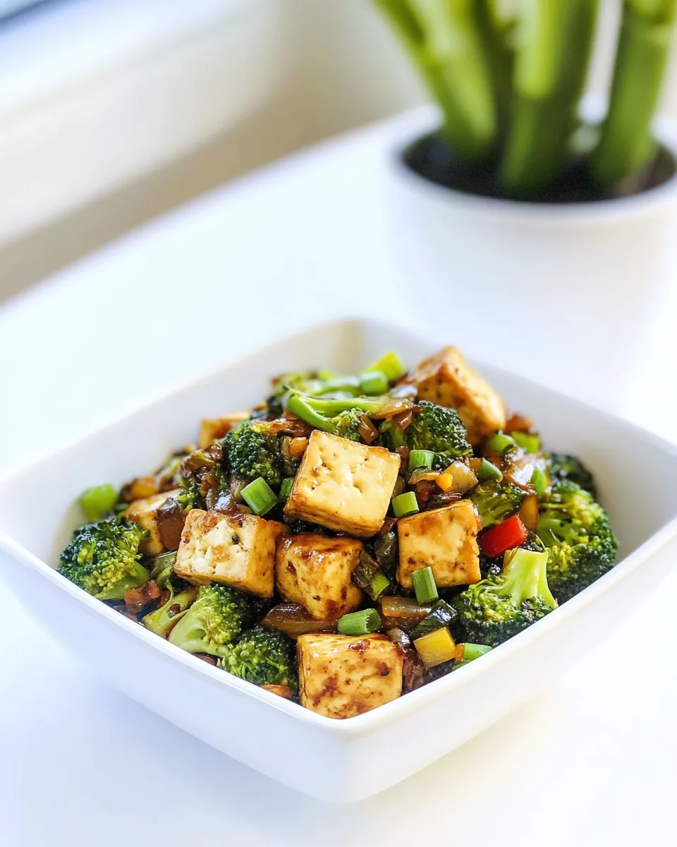 Delicious Broccoli Stir Fry with Crispy Tofu dish photo