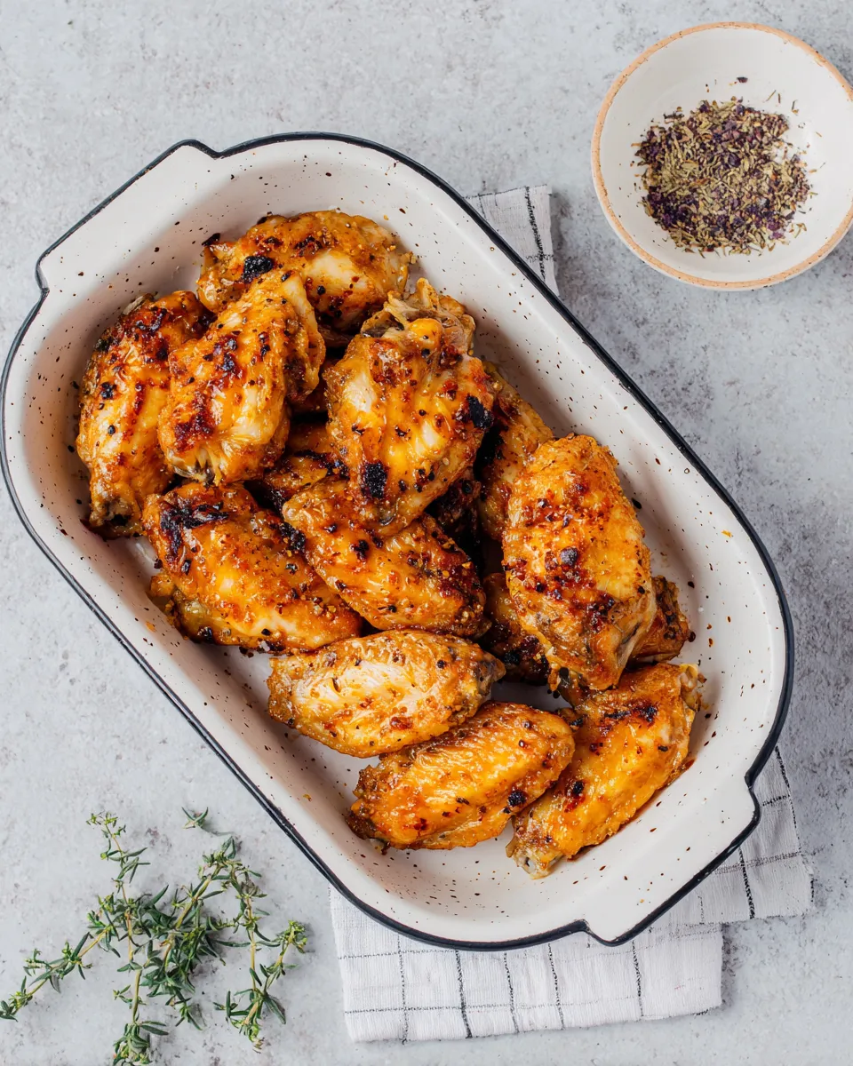 Easy Broiled Chicken Wings recipe image