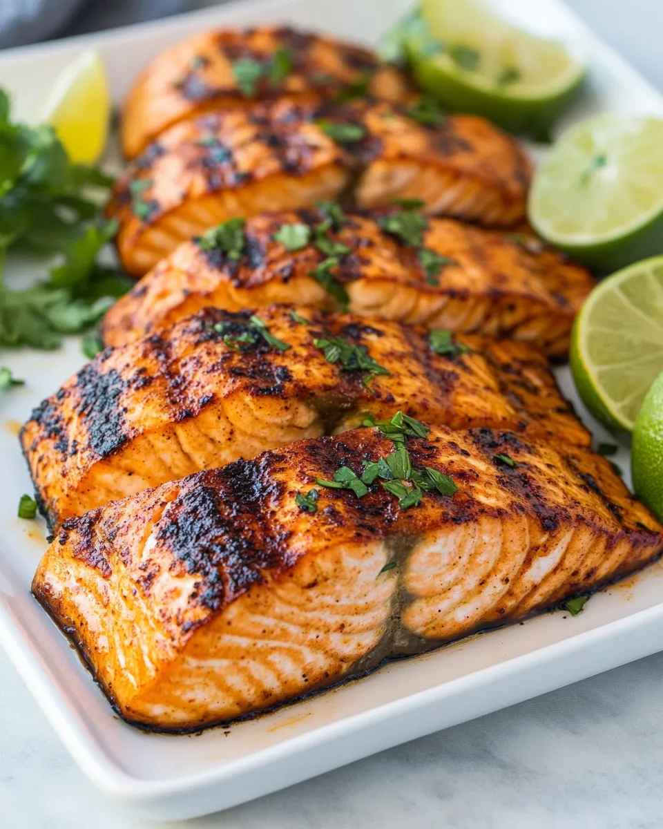 Classic Broiled Salmon image