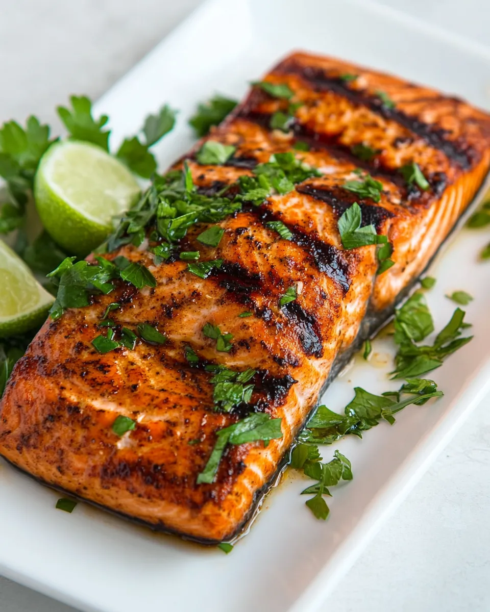 Delicious Broiled Salmon shot