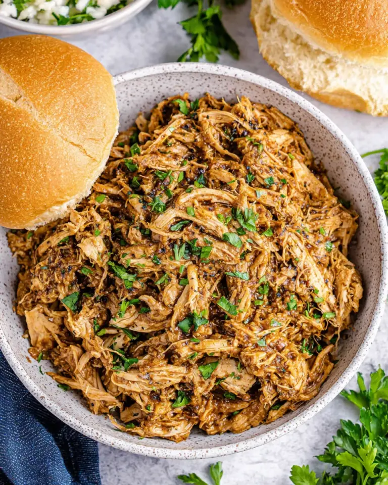 Homemade Brown Sugar Pulled Chicken photo