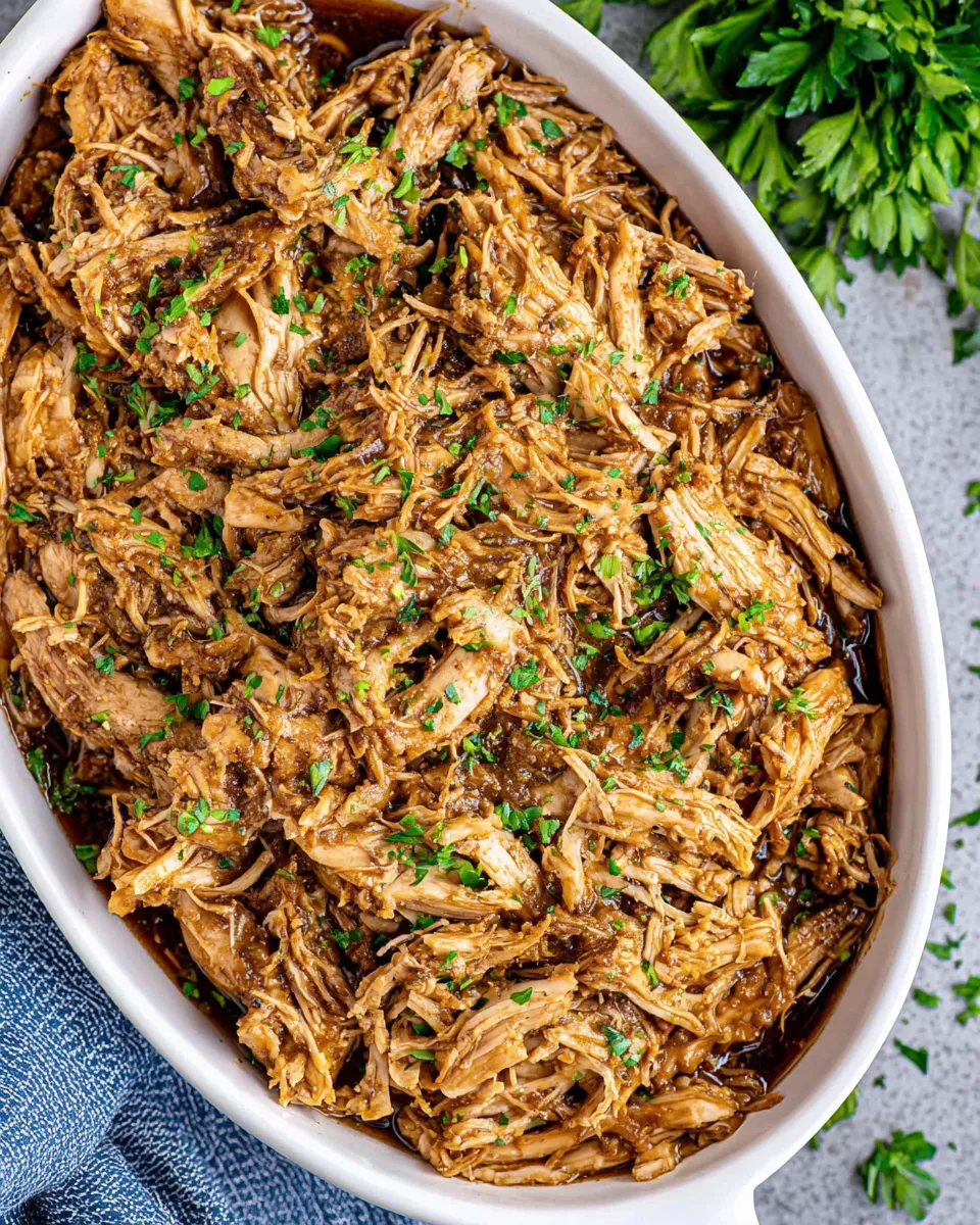 Easy Brown Sugar Pulled Chicken recipe photo