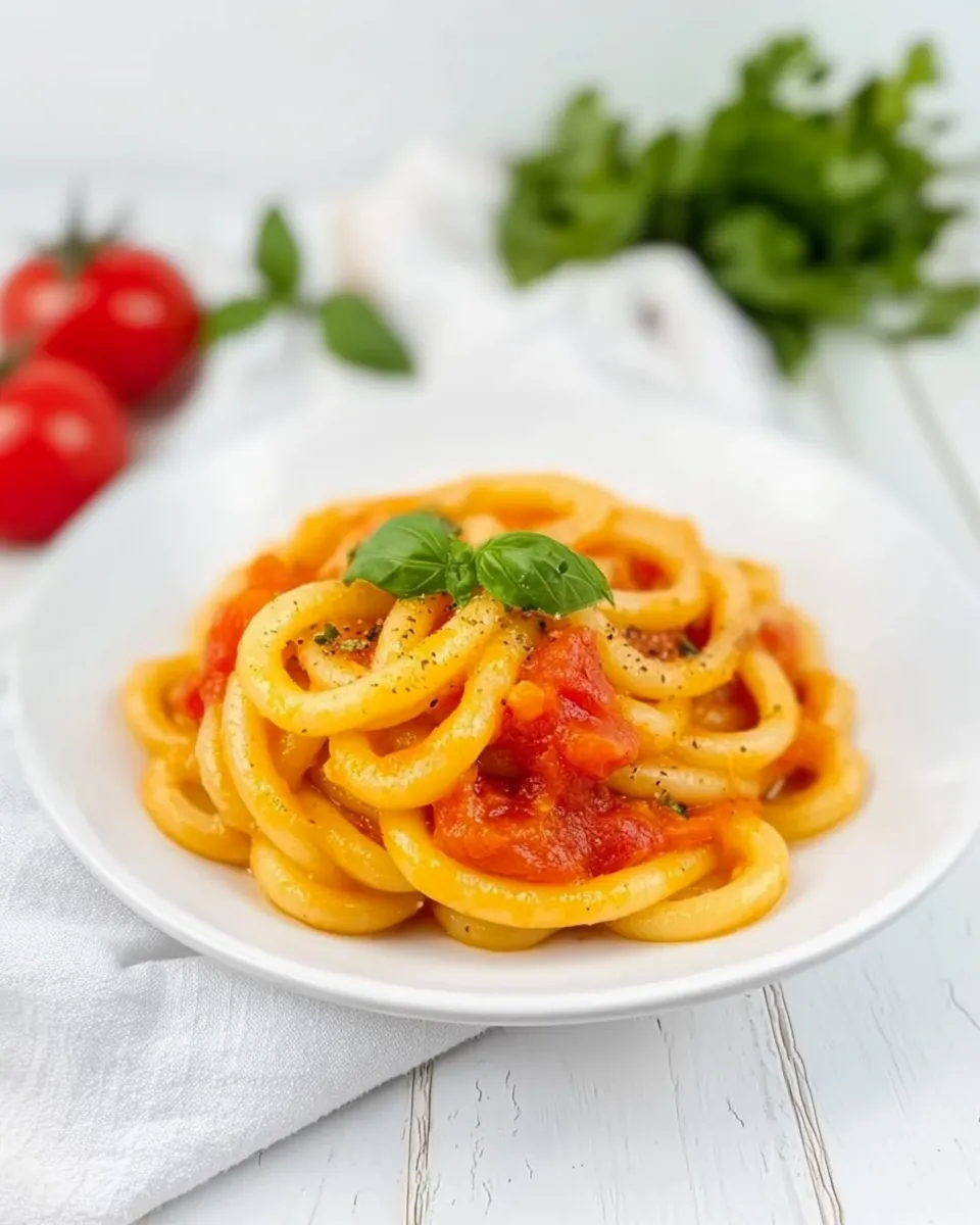 Easy Bucatini Pomodoro picture
