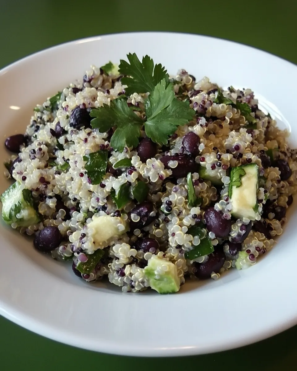 classic Budget-Friendly Black Beans & Quinoa for Food Bloggers Against Hunger image