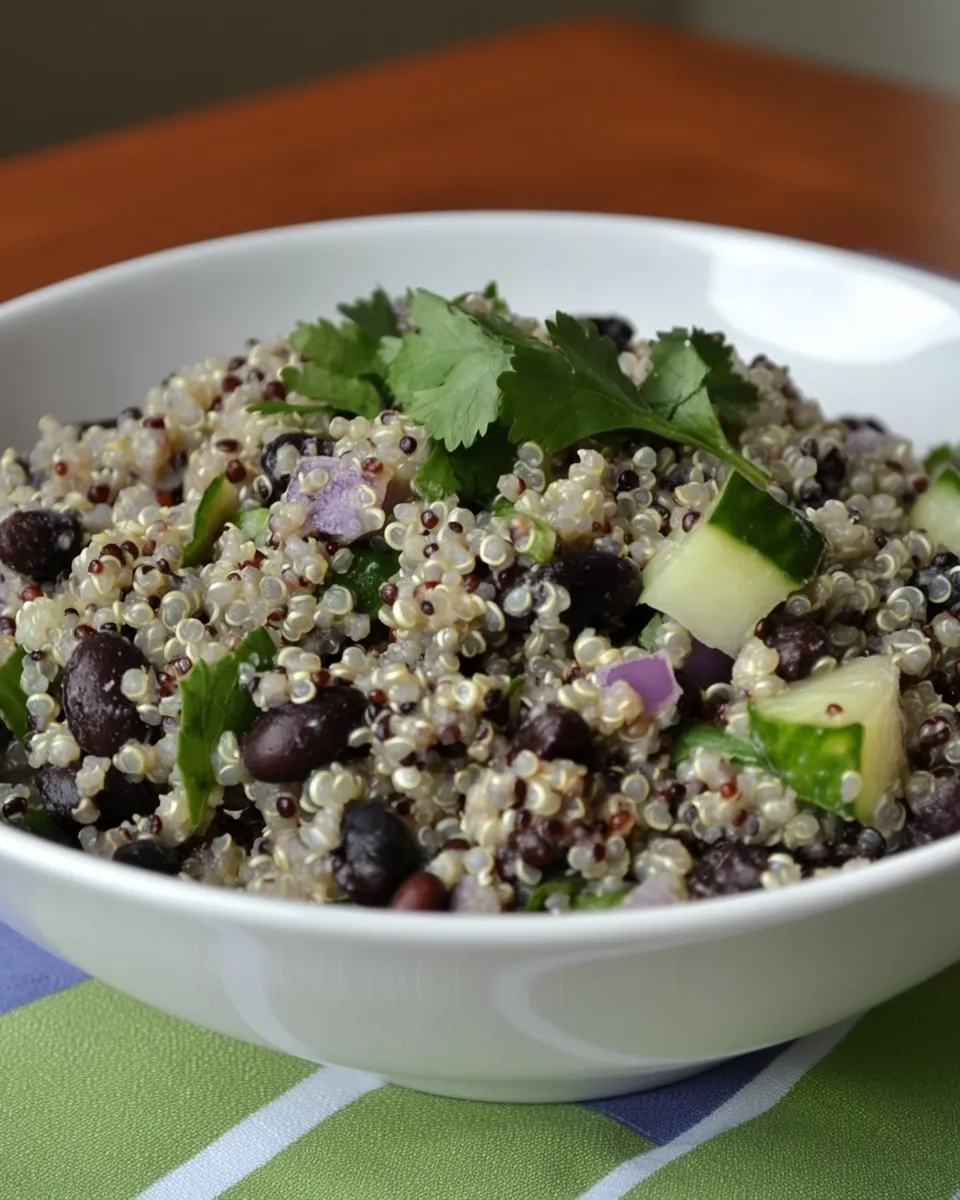 easy Budget-Friendly Black Beans & Quinoa for Food Bloggers Against Hunger picture