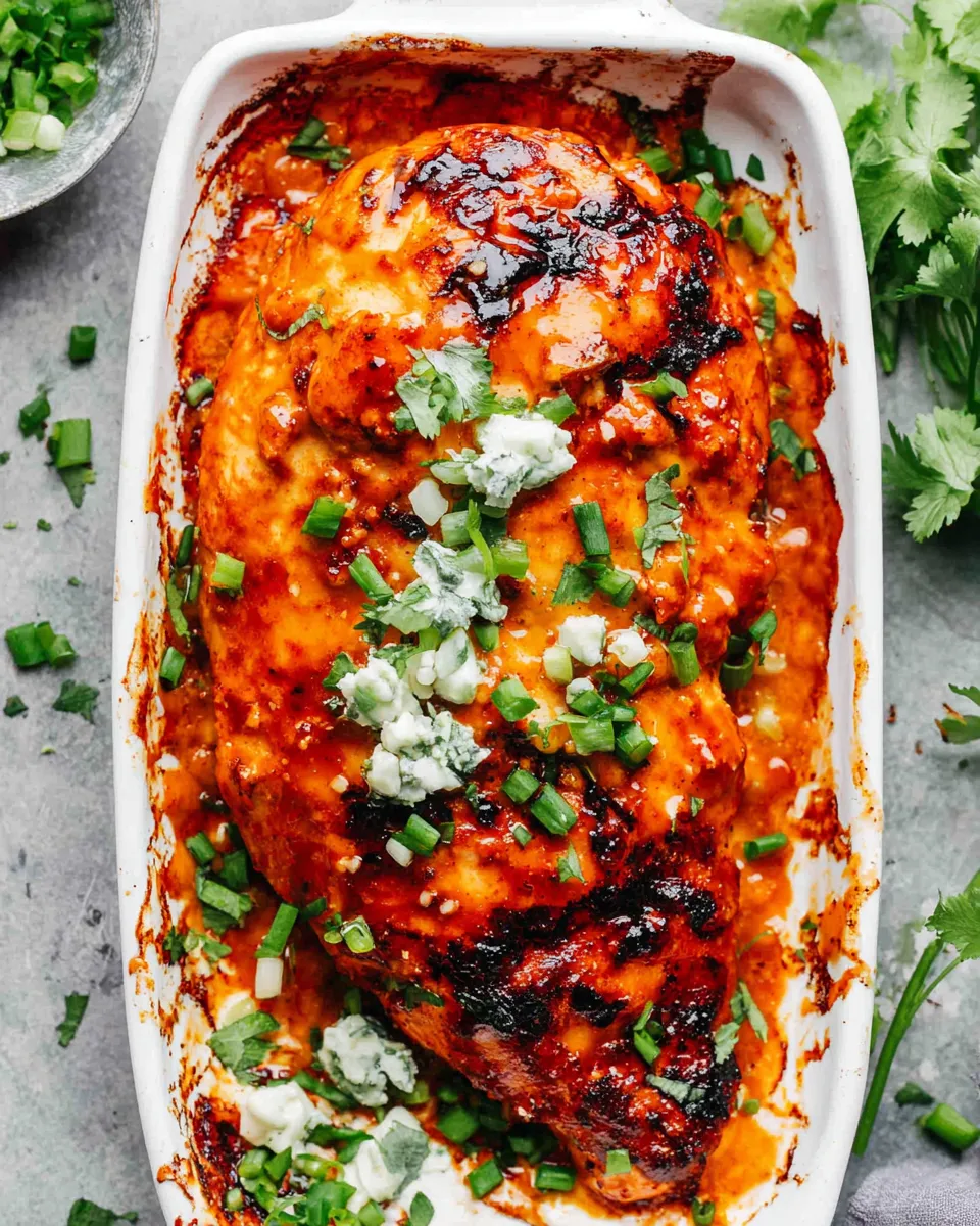 Easy Buffalo Chicken food shot
