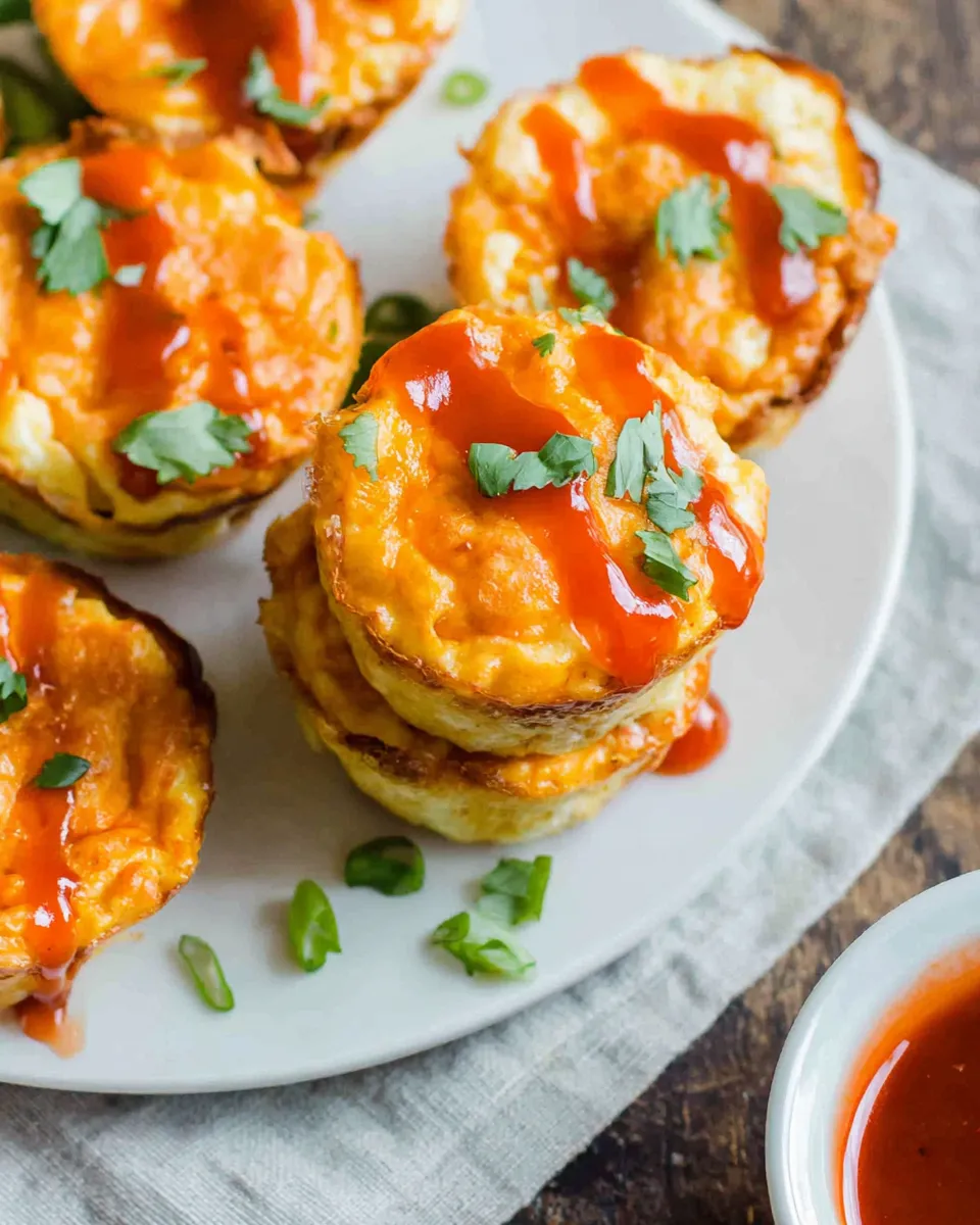 Classic Buffalo Chicken Egg Muffin Recipe image