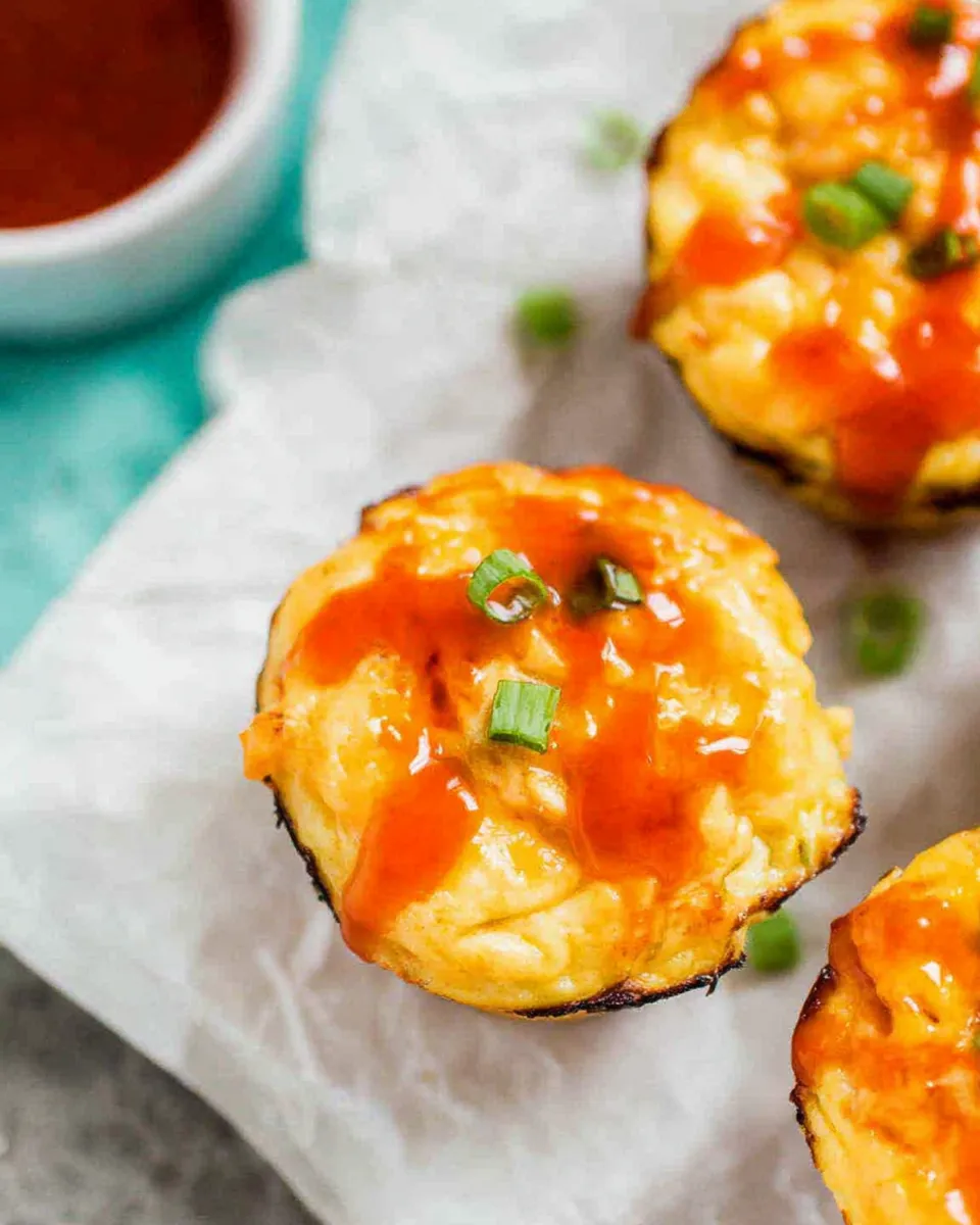 Delicious Buffalo Chicken Egg Muffin Recipe shot