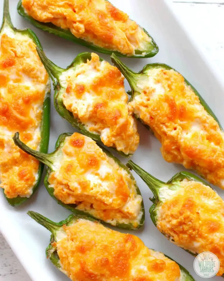 Homemade Buffalo Chicken Jalapeno Poppers recipe photo