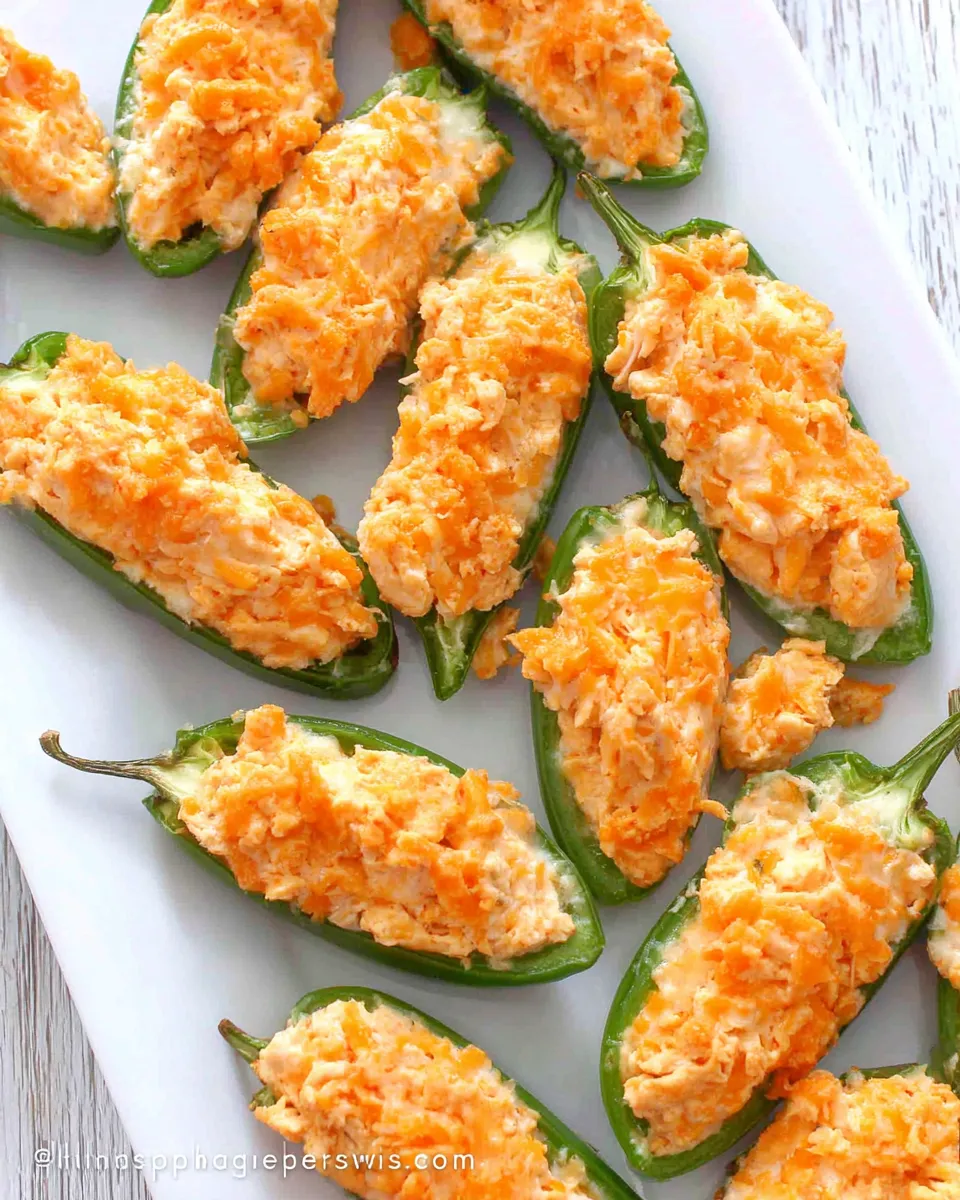 Classic Buffalo Chicken Jalapeno Poppers dish photo
