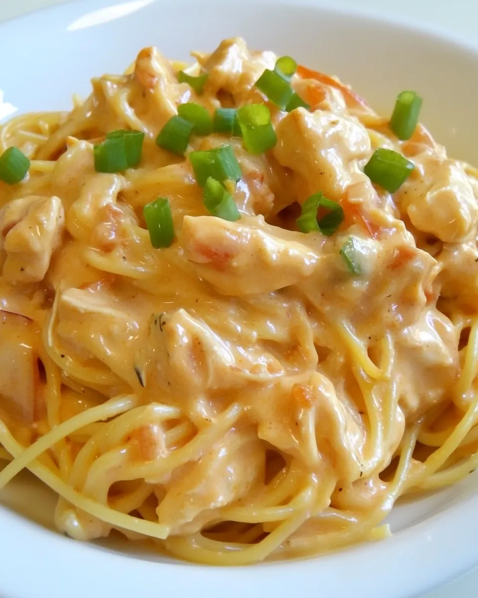 Easy Buffalo Chicken Spaghetti recipe photo