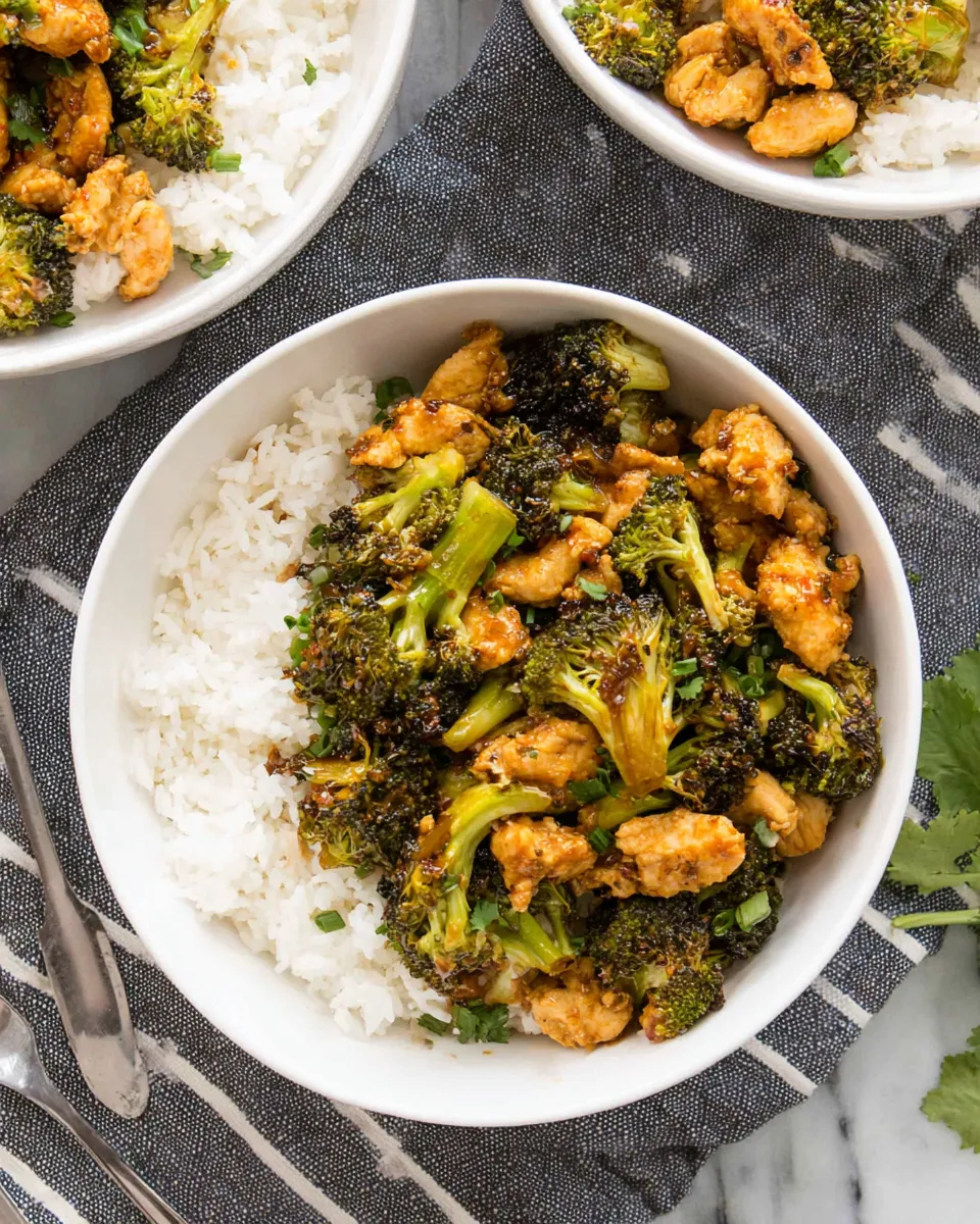 Classic Buffalo Chicken and Broccoli Bowls dish photo
