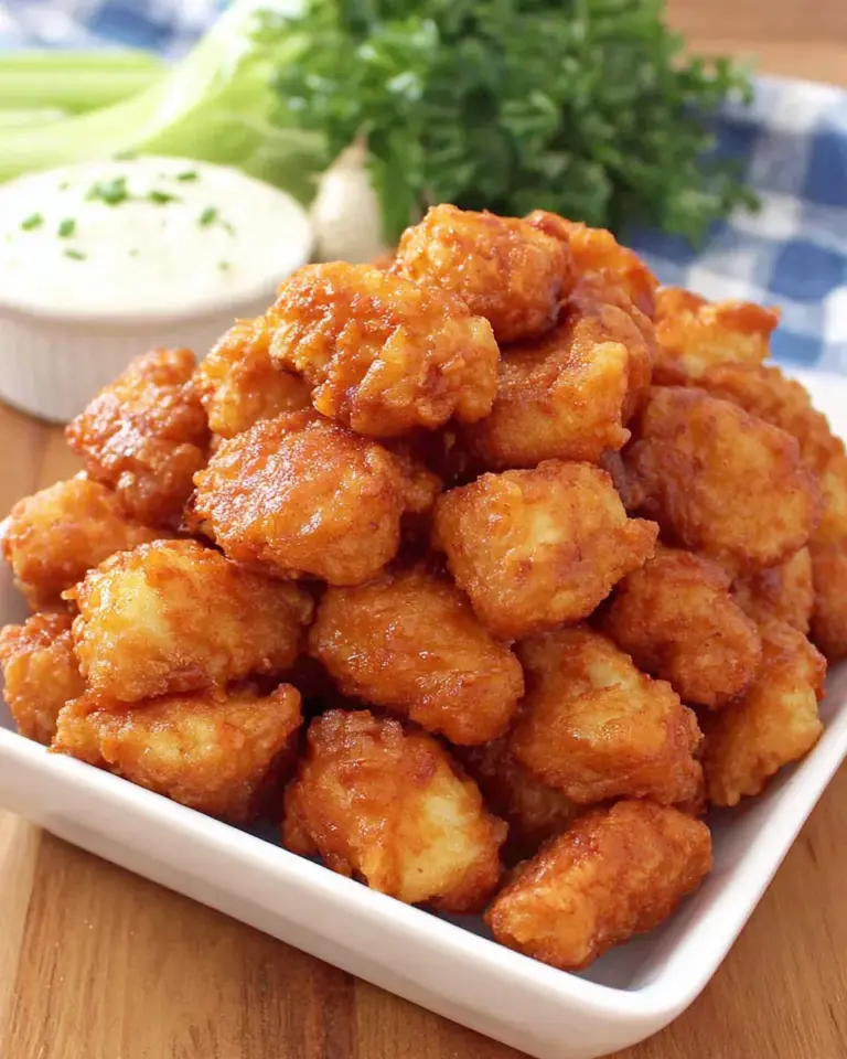 Homemade Buffalo Popcorn Chicken photo