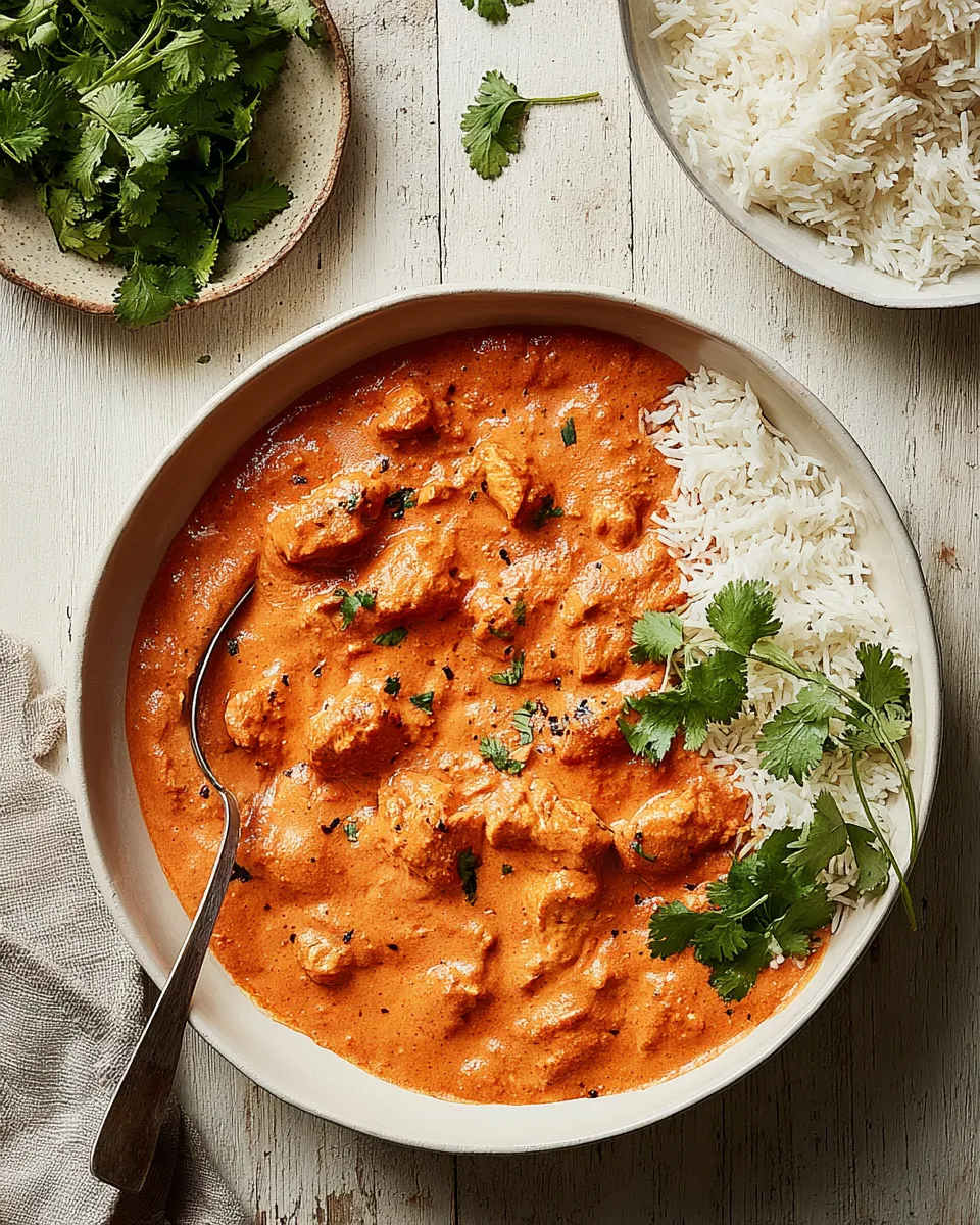 Delicious Butter Chicken dish photo
