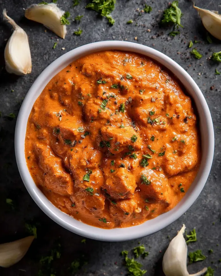 Homemade Butter Chicken Sauce Jar photo