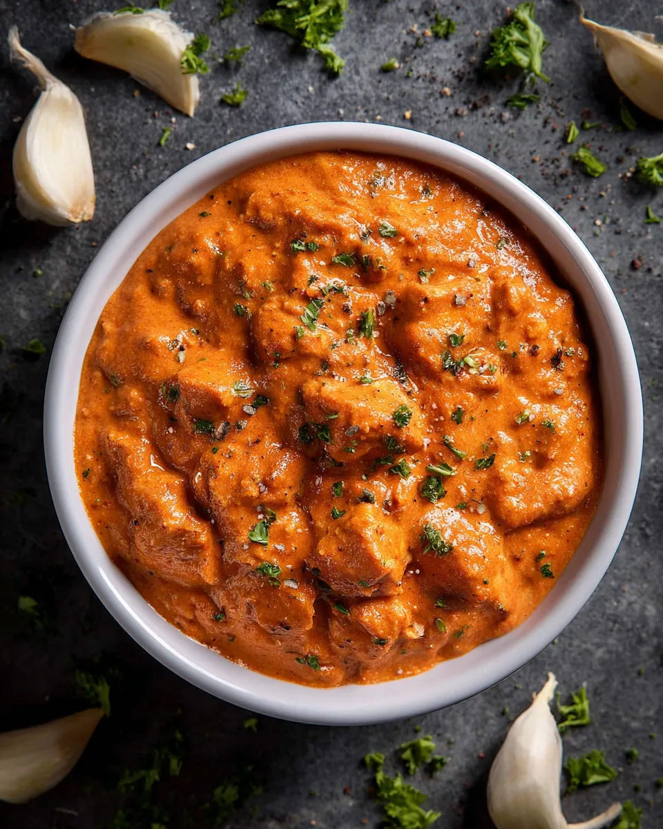 Homemade Butter Chicken Sauce Jar photo