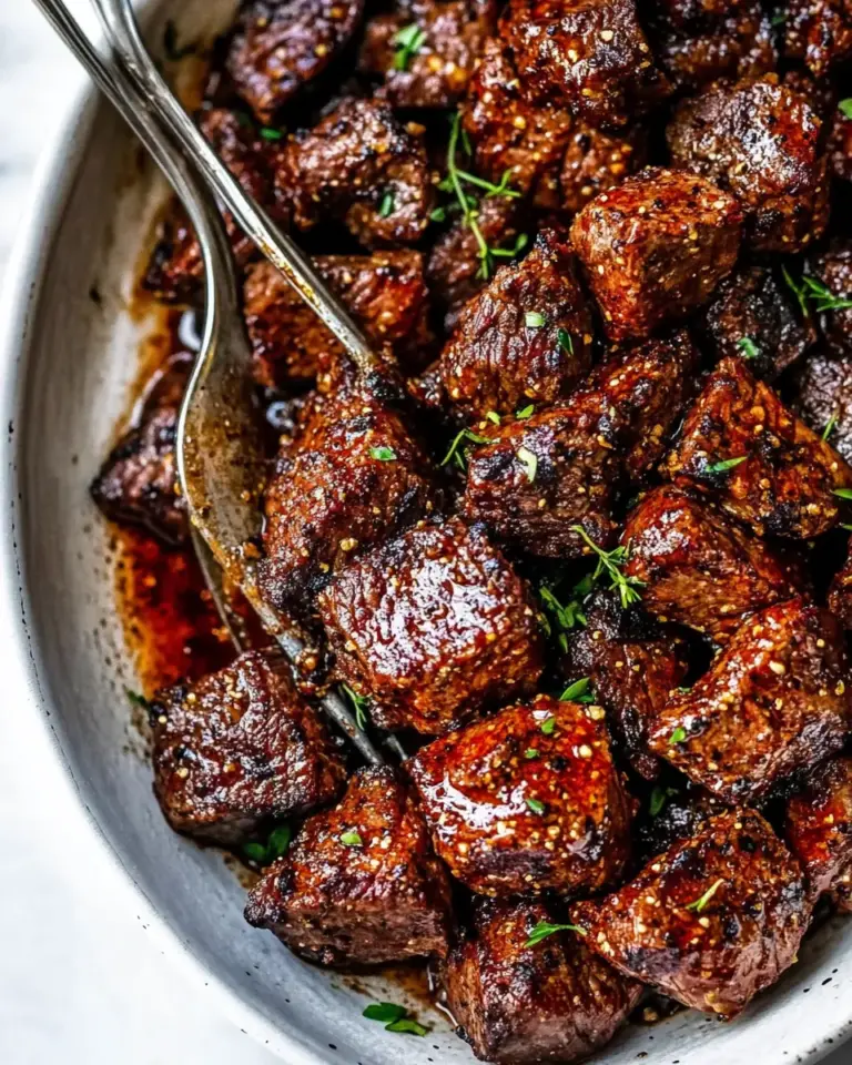 Homemade Cajun Butter Steak Bites photo