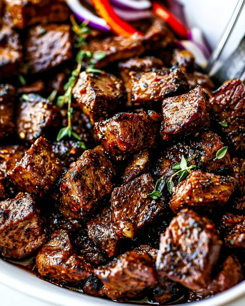 Easy Cajun Butter Steak Bites recipe photo