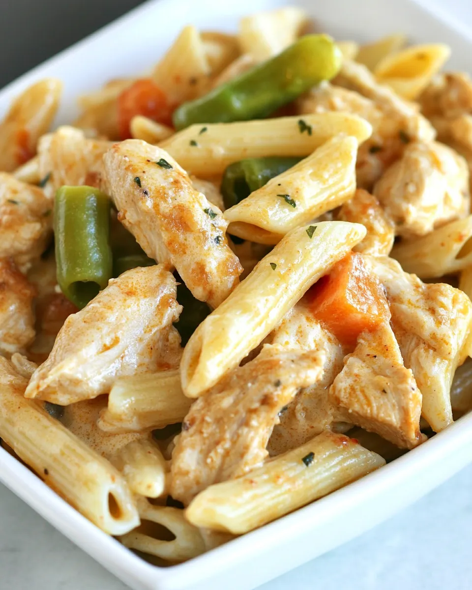 Easy Cajun Chicken Pasta Penne recipe photo