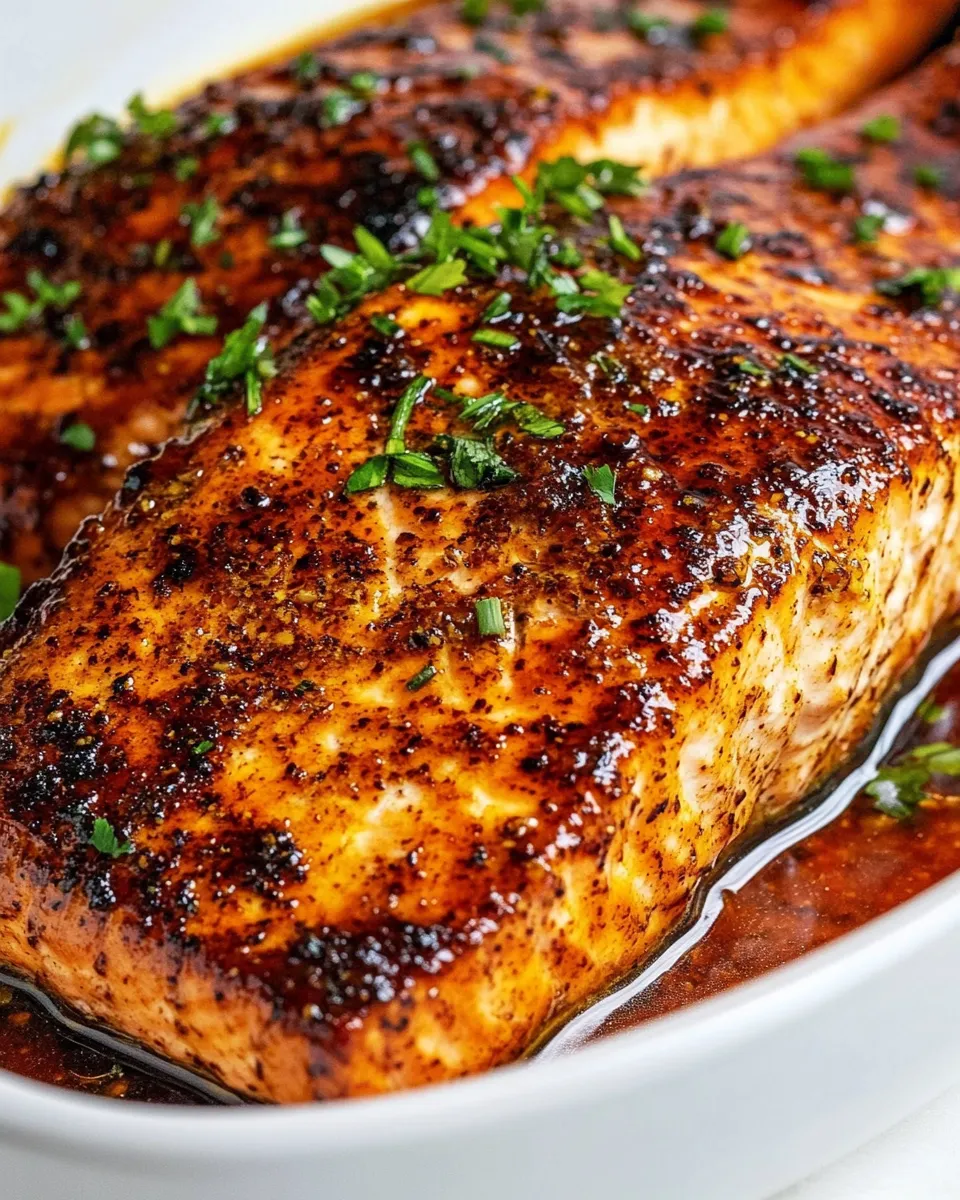 Delicious Cajun Honey Butter Salmon dish photo