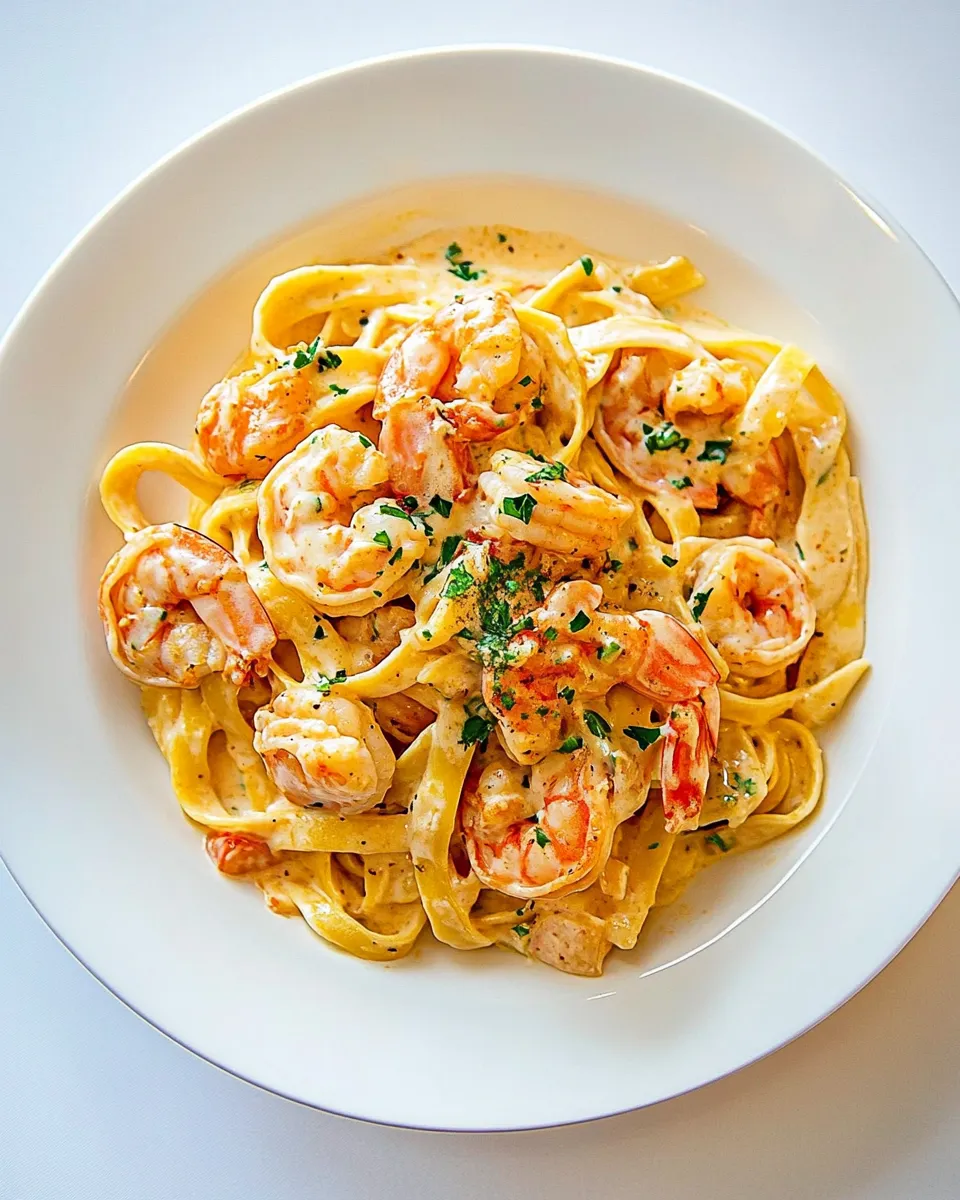 Easy Cajun Shrimp Fettuccine Alfredo picture