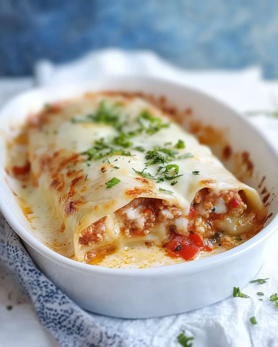 Classic Canelones a la Dominicana (Dominican-Style Cannelloni) image
