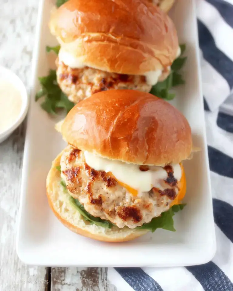 Homemade Cheddar Ranch Chicken Burgers photo