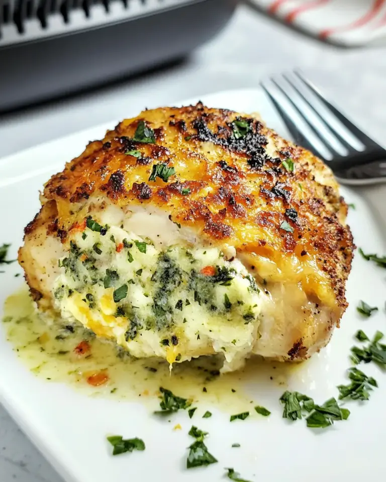 homemade Cheesy Air Fryer Stuffed Chicken photo
