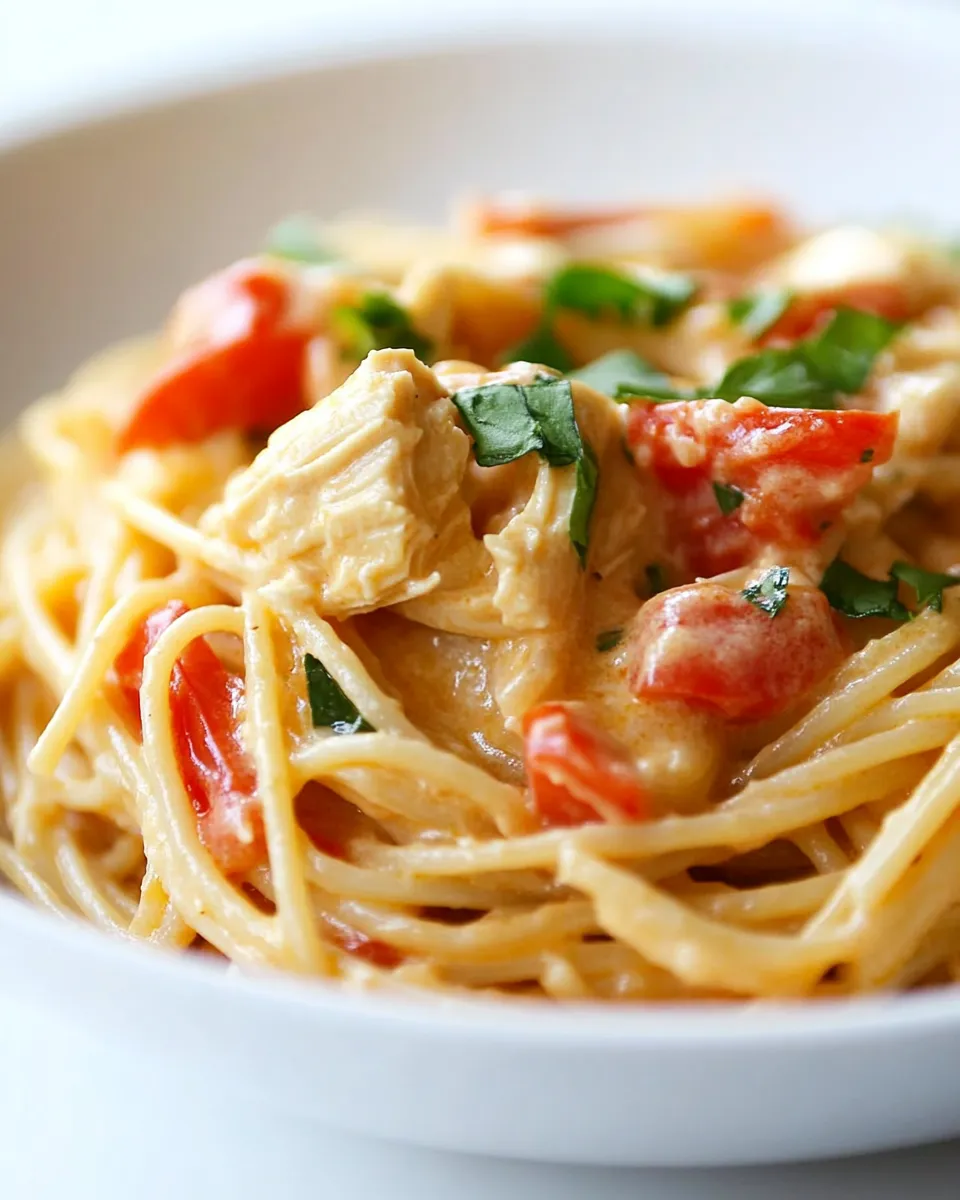 Easy Cheesy Chicken Spaghetti Recipe picture