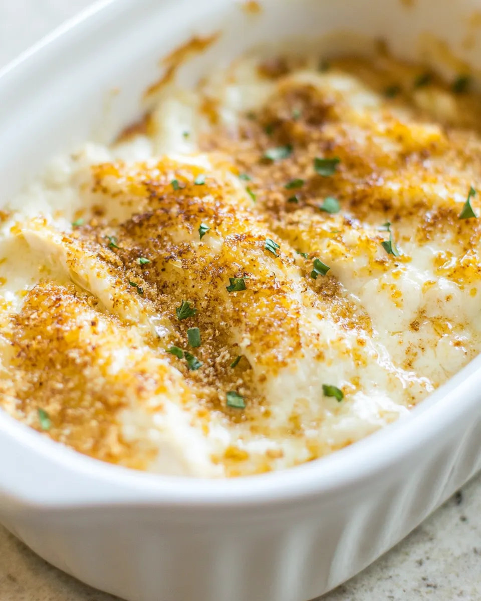 delicious Cheesy Onion Chicken dish photo