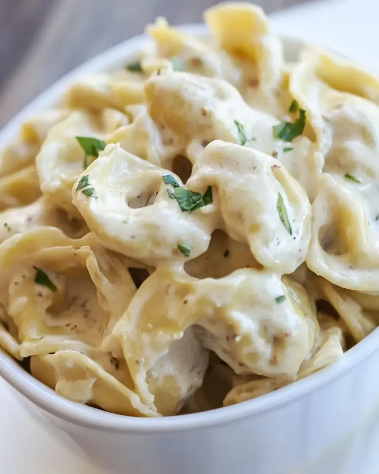 Homemade Cheesy Tortellini Pasta photo