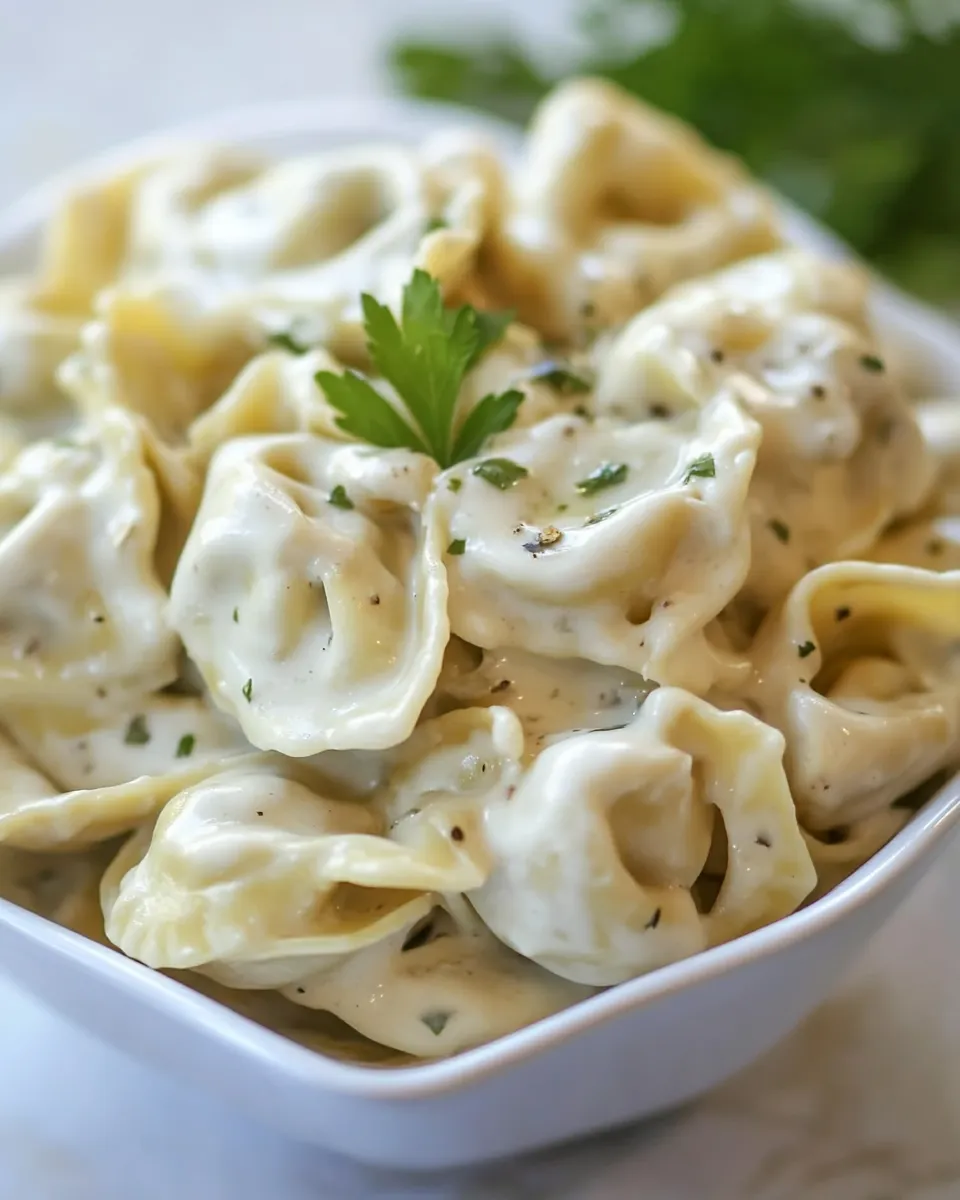 Classic Cheesy Tortellini Pasta image