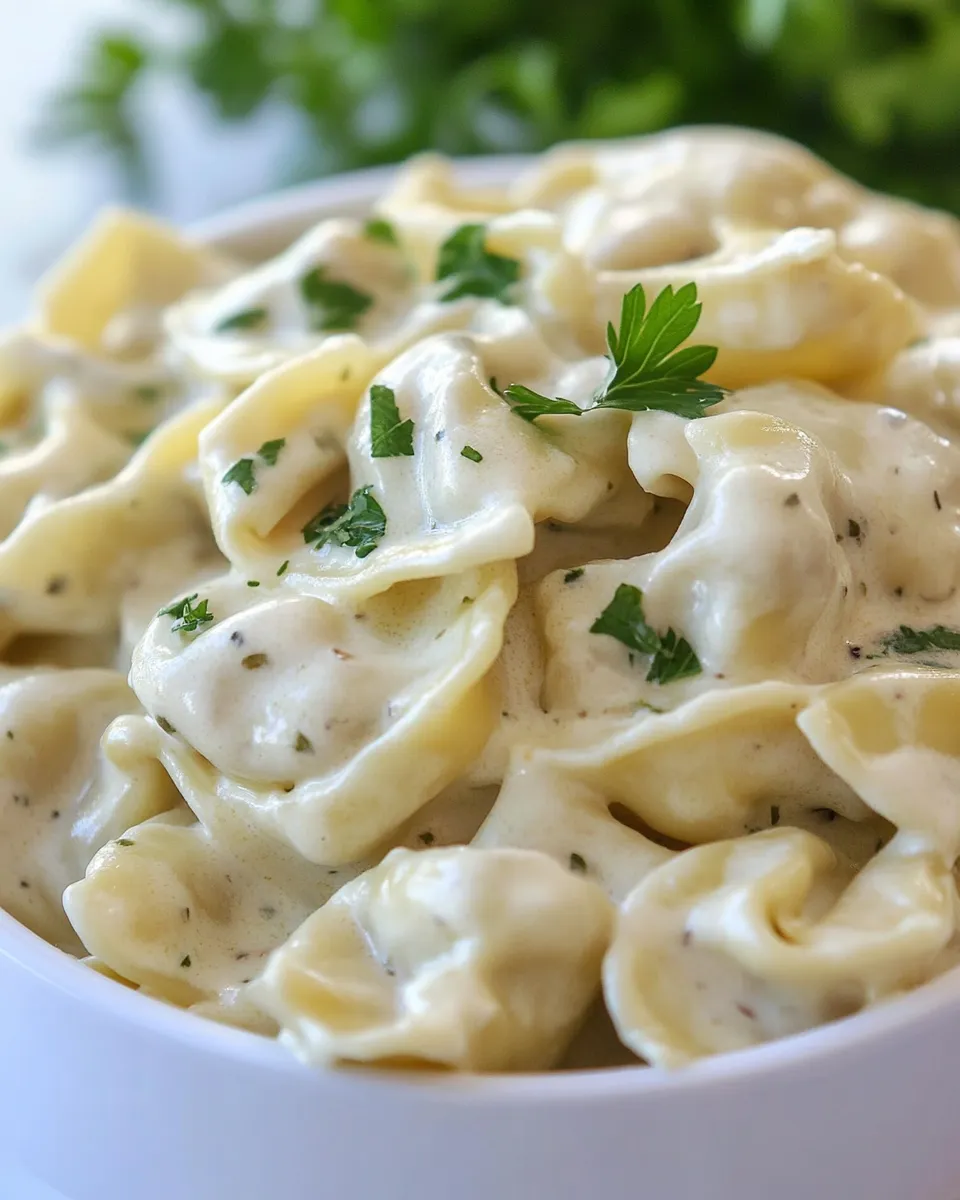 Easy Cheesy Tortellini Pasta picture