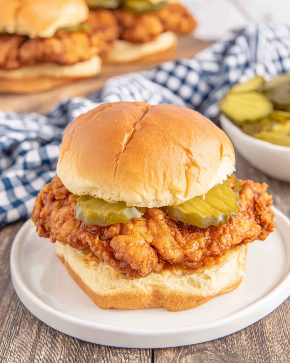 Classic Chick Fil A Spicy Chicken Sandwich image
