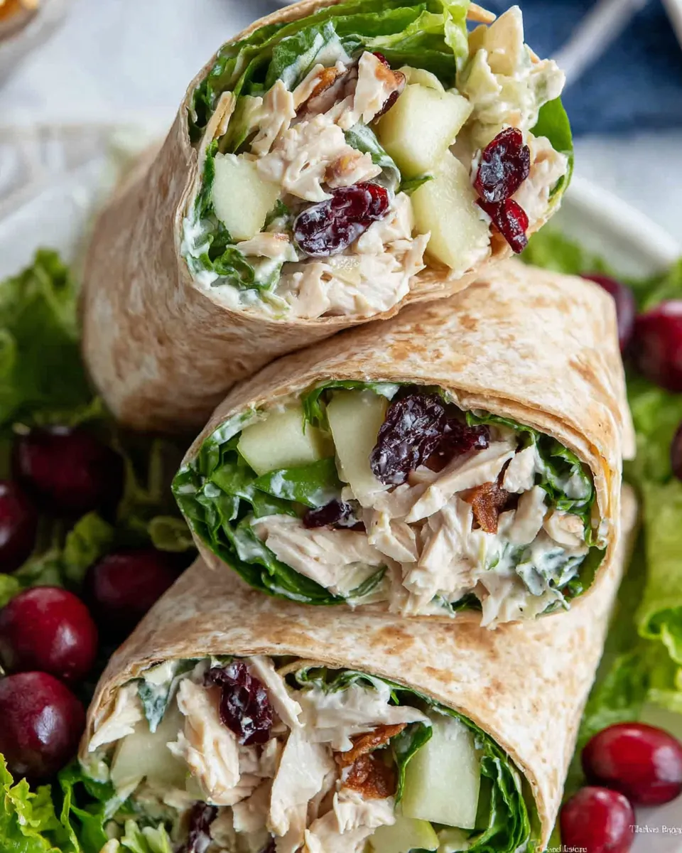 Classic Chicken Apple Salad Wraps dish photo