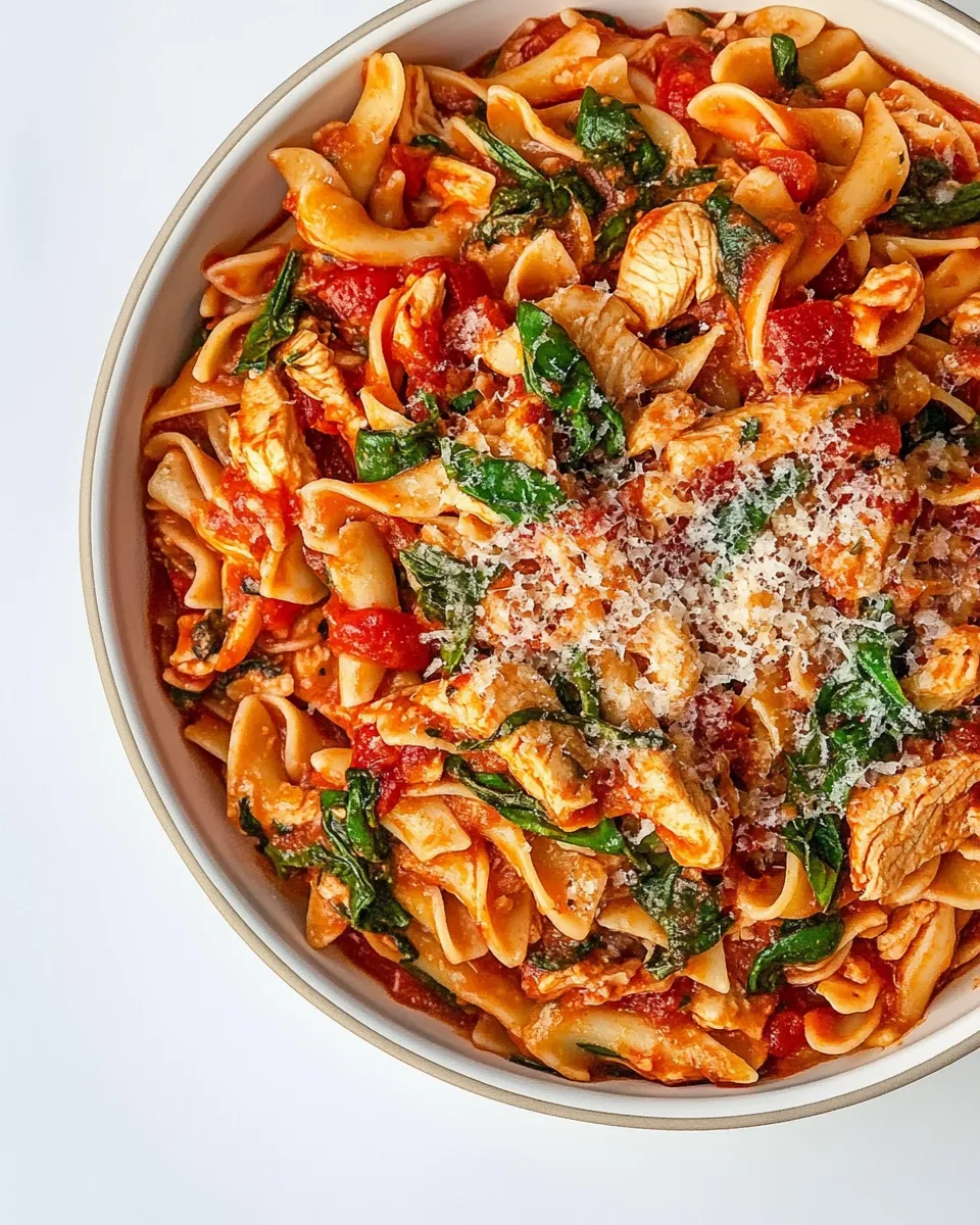 Easy Chicken Arrabiata Pasta recipe photo