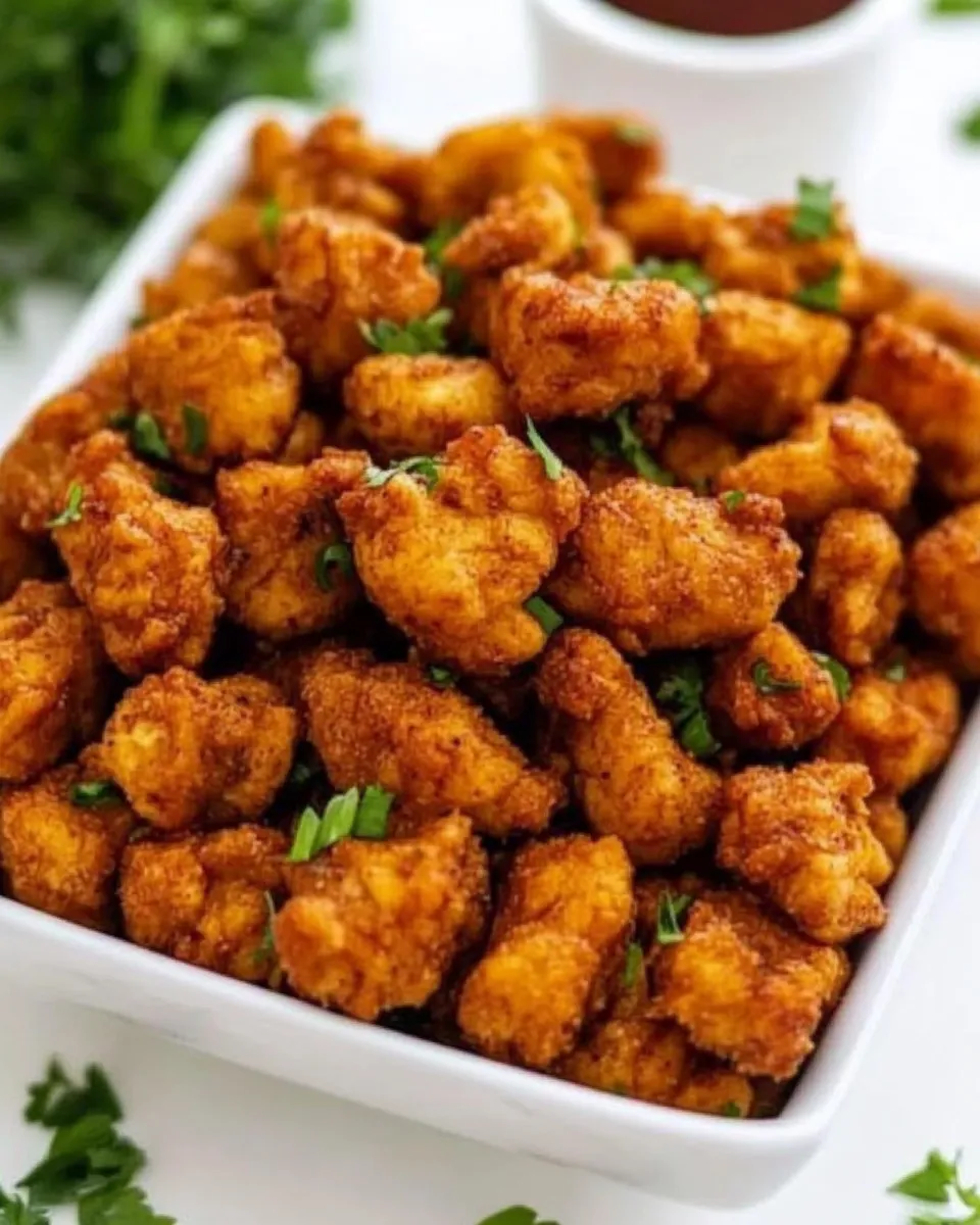 Easy Chicken Bites plate image