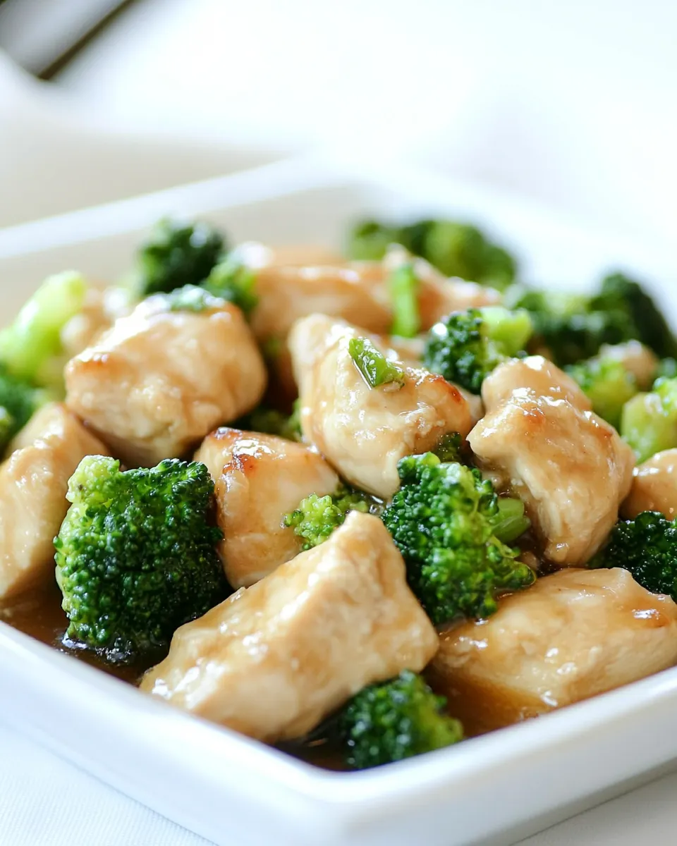 Easy Chicken Broccoli recipe image