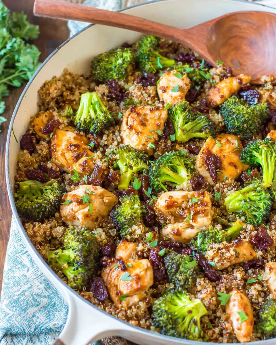 Easy Chicken Broccoli Quinoa dish photo